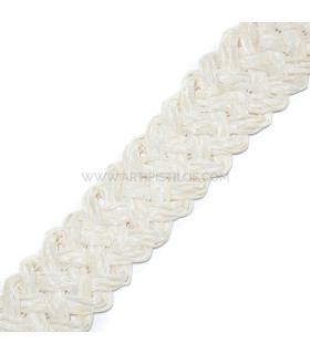 Cinta De Rafia Trenzada 34 Mm X 1 Mt Mate - tocados para