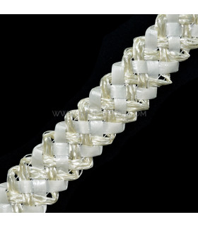 Cinta De Rafia/fibras Sintéticas Trenzadas 34 Mm X 1 Mt - pamelas y tocados - pamelas y tocados - pamelas y tocados - pamelas y tocados - pamelas y to