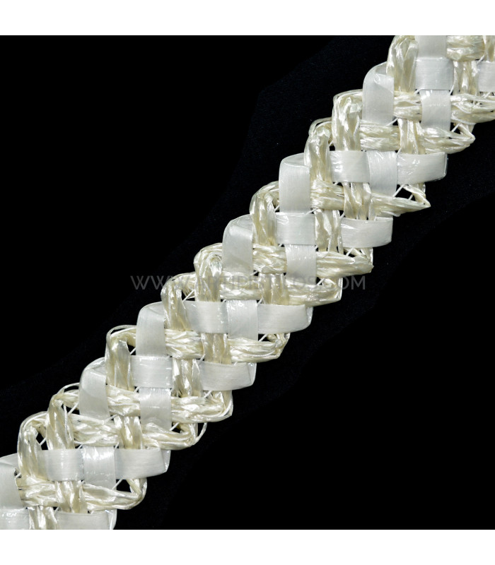 RAPHIA BELT/SYNTHETIC braided fibers 34 mm x 1 mt