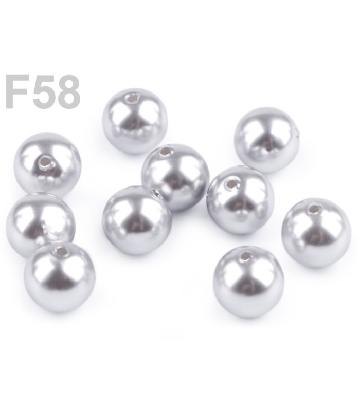 BAG OF PLASTIC BEADS 10 MM.