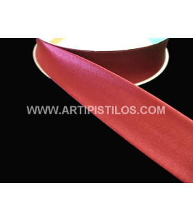 Bies Perfilado Raso 18 Mm. 1 Mt. X 18 Mm. Granate - de colores