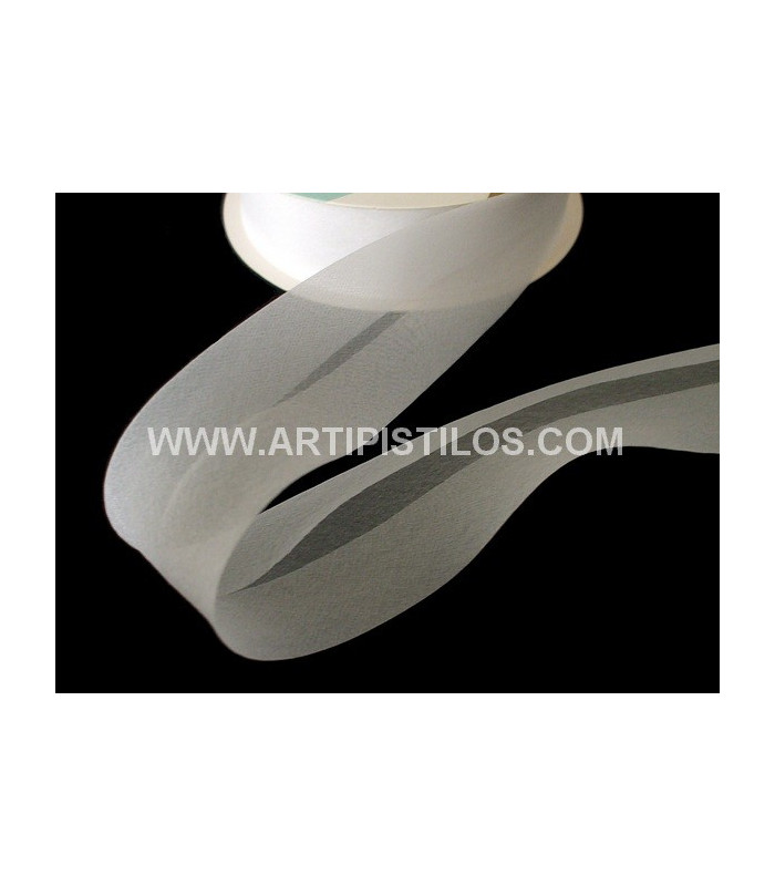 ORGANDY RIBBON BIAS 3 CMS.
