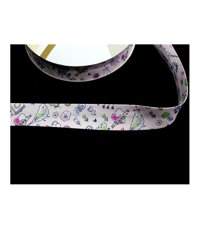 BIES ESTAMPADO 18 MM.