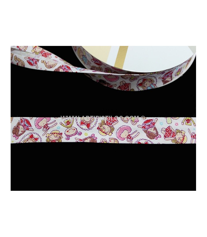 BIES ESTAMPADO 18 MM.