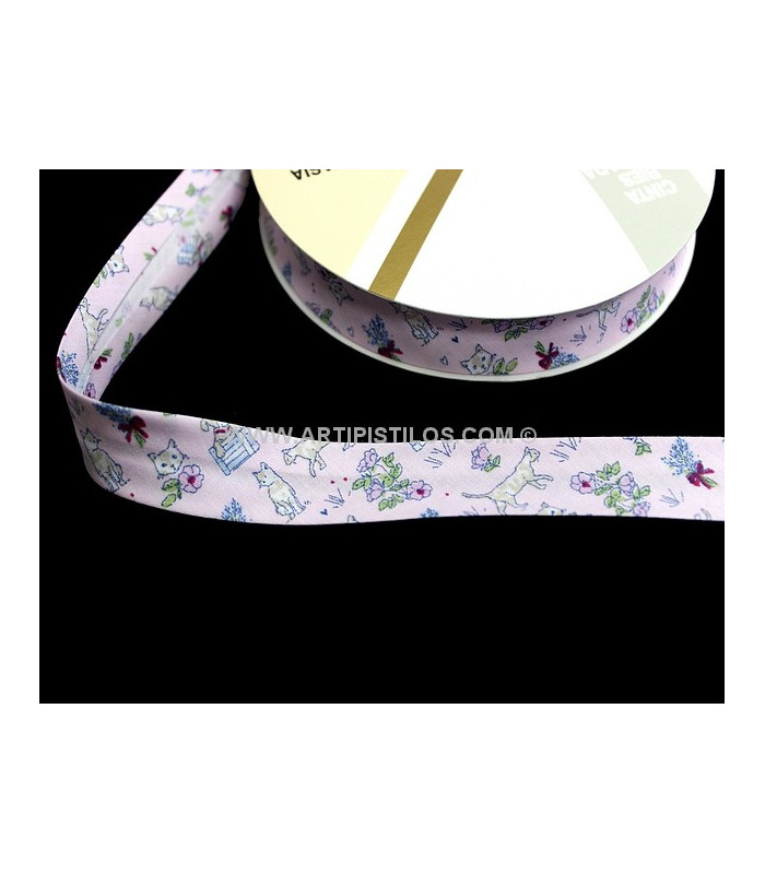BIES ESTAMPADO 18 MM.