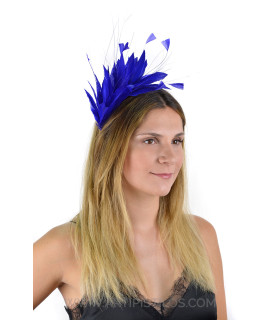 TOCADO DE PLUMAS DE GALLO/AVESTRUZ/OCA "SOLER"