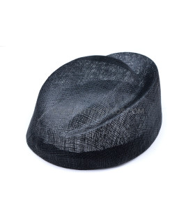 Sinamay Base "buckingham" Preto - pamelas