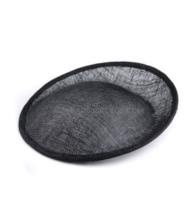 Base Sinamay Negro 25 X 22 X 4 Cms. - tocados para bodas