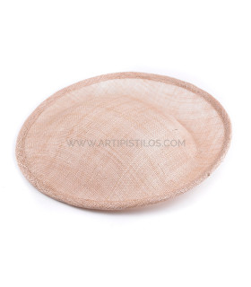 Base Sinamay Nude 25 X 22 X 4 Cms. - tocados para bodas