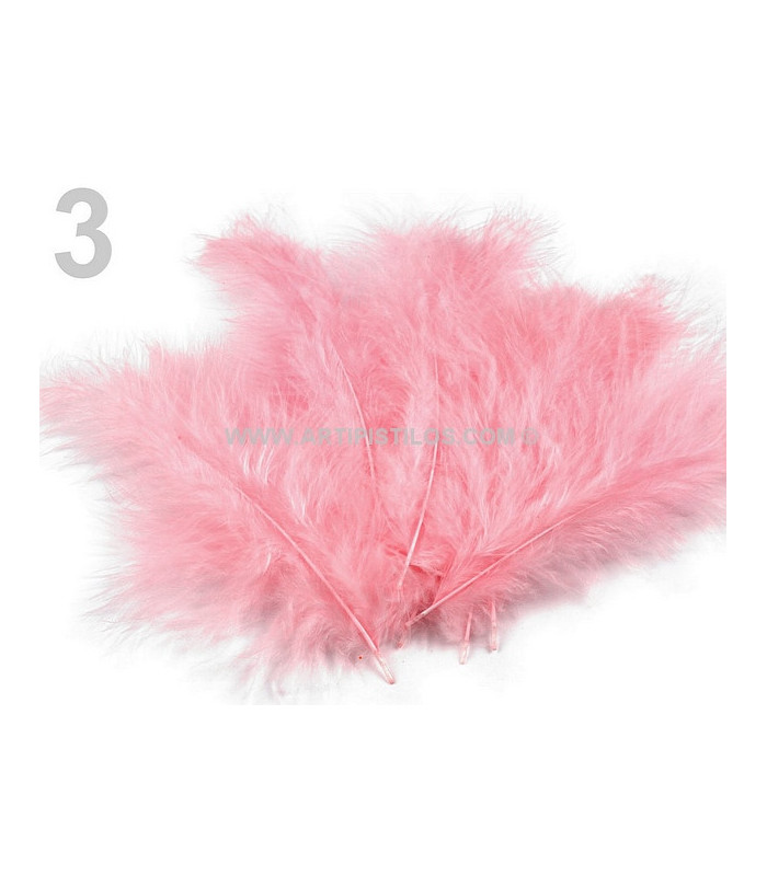 BOLSA PLUMAS DE AVESTRUZ 12 - 17 CMS.