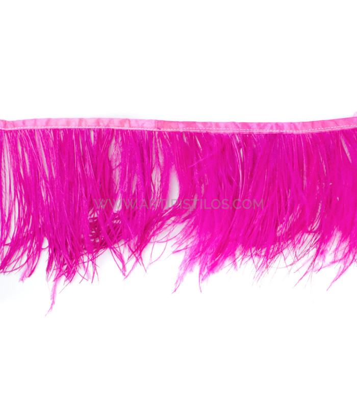 OSTRICH FEATHERS FRINGE - 2 PLY. FIRST QUALITY - 10 CMS.