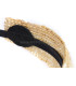 NATURAL STRAW HEADBAND "CECILE"