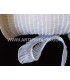 PLEATED ORGANDY 3 CMS.