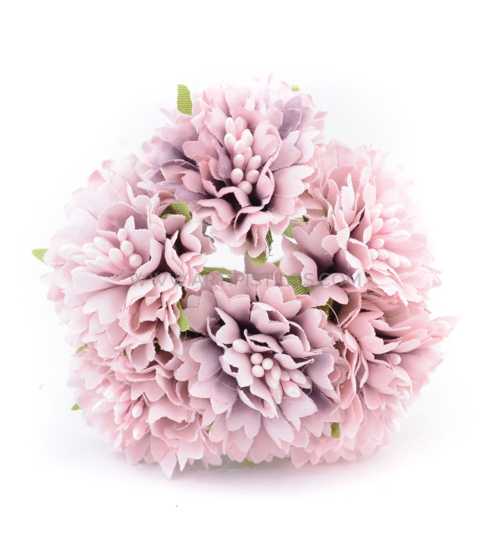 FABRIC FLOWER BOUQUET (6 PCS) "ALMELO"