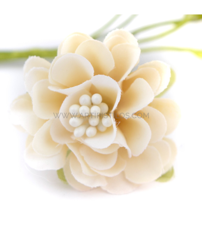 FABRIC FLOWER BOUQUET (6 PCS.) "AMBERES"