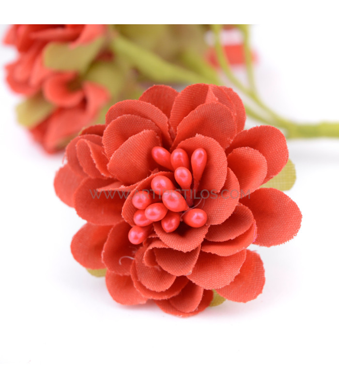 FABRIC FLOWER BOUQUET (6 PCS.) "AMBERES"