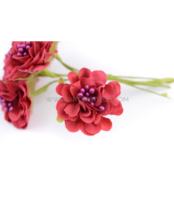 FABRIC FLOWER BOUQUET (6 PCS.) "AMBERES"