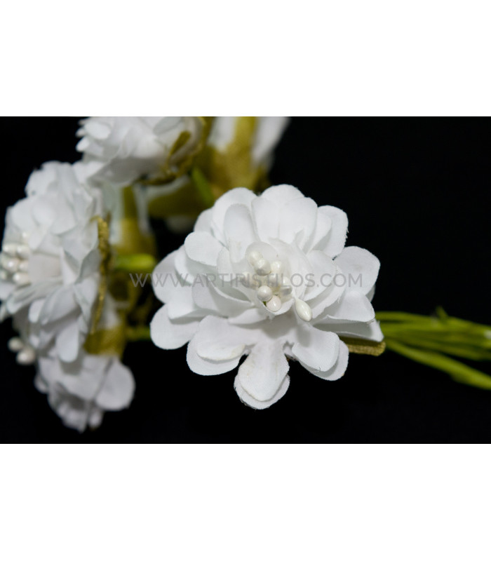 FABRIC FLOWER BOUQUET (6 PCS.) "AMBERES"