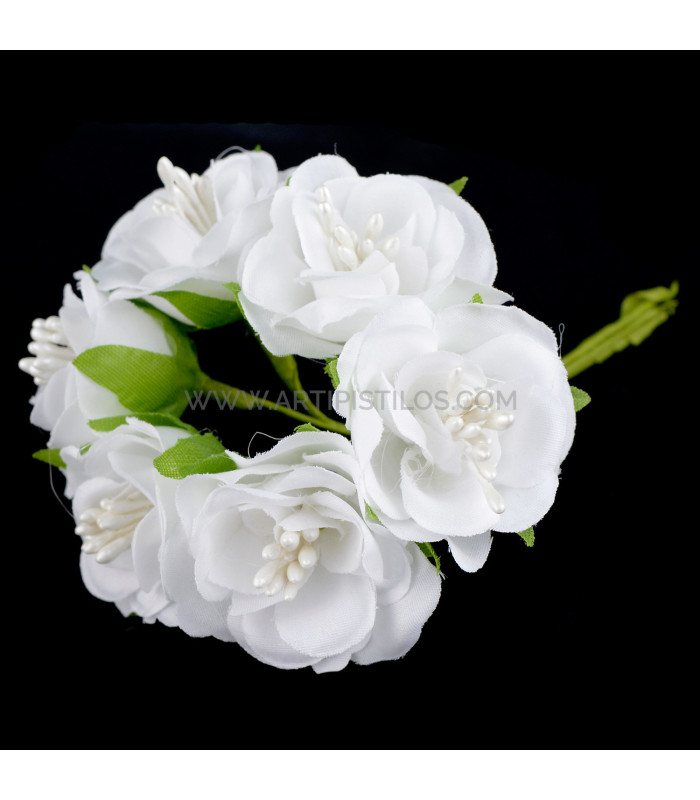 POMO DE FLORES DE TELA (6 UDS) "BREMEN"