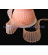 PLEATED ORGANDY 3 CMS.