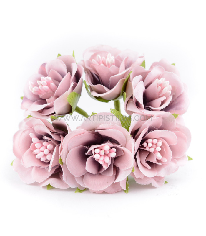 POMO DE FLORES DE TELA (6 UDS) "BREMEN"