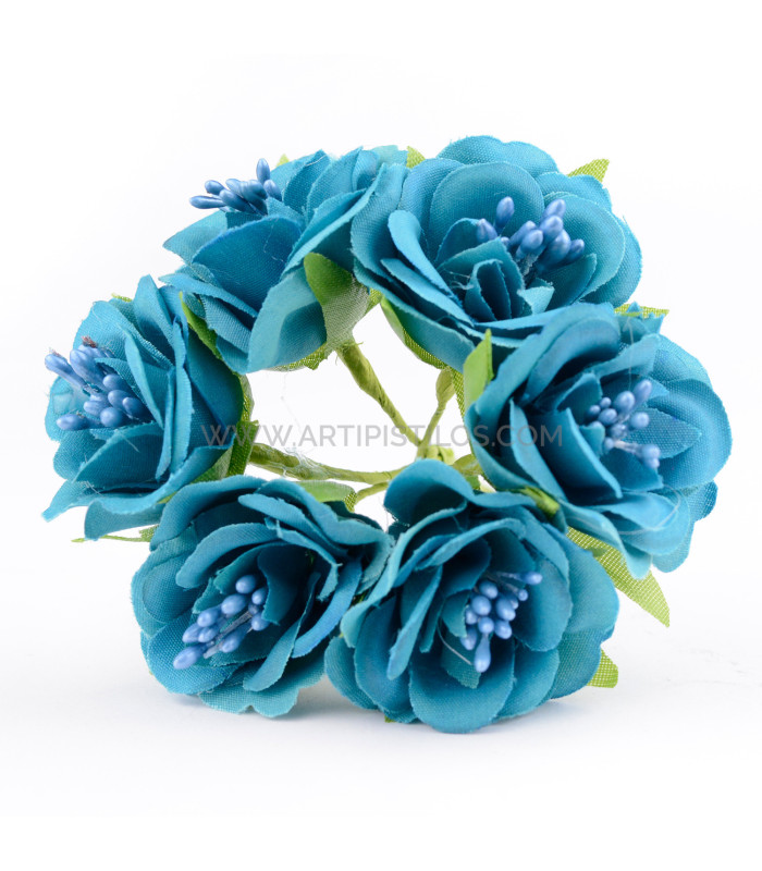 POMO DE FLORES DE TELA (6 UDS) "BREMEN"
