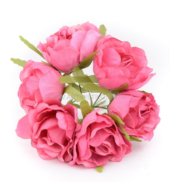 FABRIC FLOWER BOUQUET (6 PCS) "MALMO"