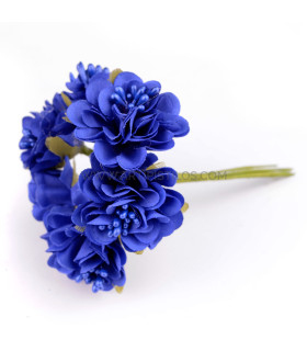 Pomo De Flores De Tela (6 Uds) "amberes" - complementos - complementos - complementos - complementos - tocados para - tocados para - tocados para - to