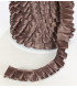SATIN PLEATED RIBBON BIAS 2 CMS.