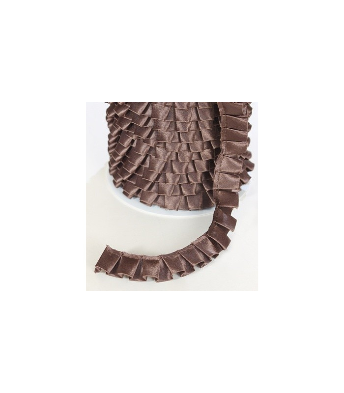 SATIN PLEATED RIBBON BIAS 2 CMS.