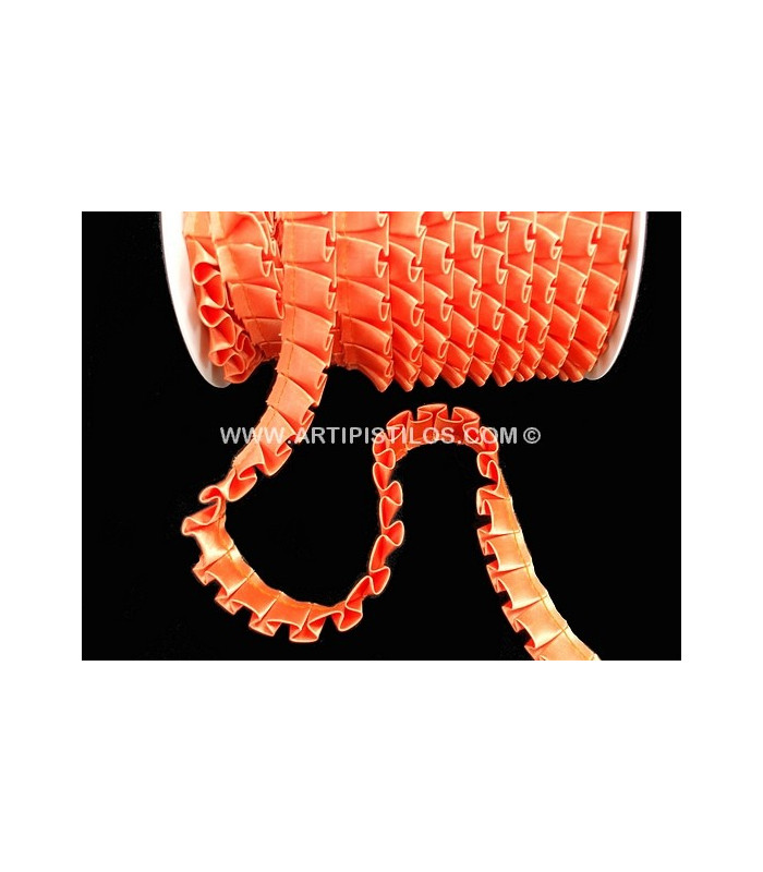 SATIN PLEATED RIBBON BIAS 2 CMS.