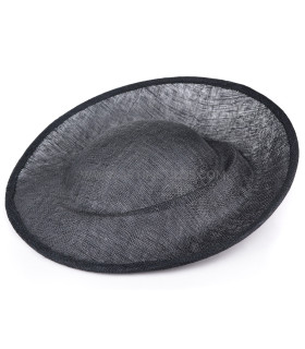 Sinamay Base "dorney" Preto - asa