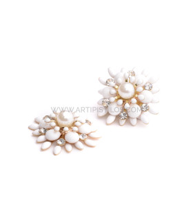 Aplicación "milena" Blanco - accesorios