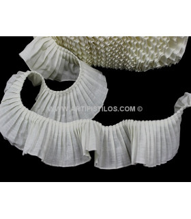 RIBBON PLEATED 3 CMS.