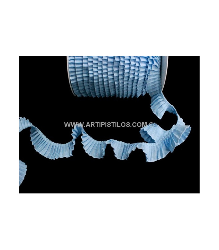 RIBBON PLEATED 3 CMS.