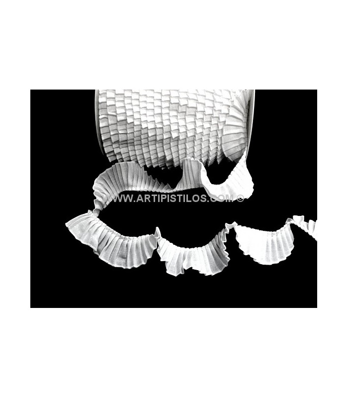 RIBBON PLEATED 3 CMS.