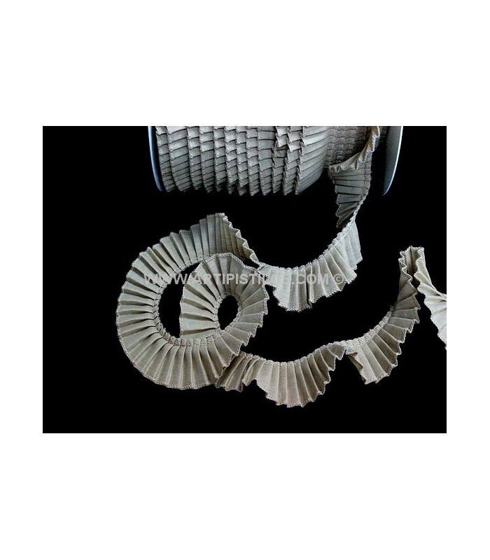 RIBBON PLEATED 3 CMS.