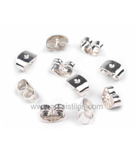 Metal nuts for earrings/Pack 10 pcs.