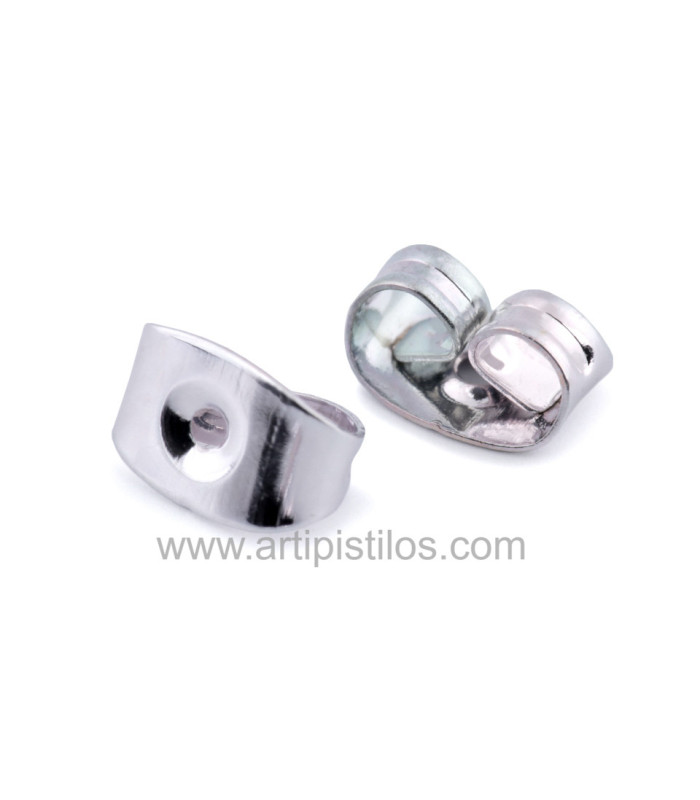 Metal nuts for earrings/Pack 10 pcs.