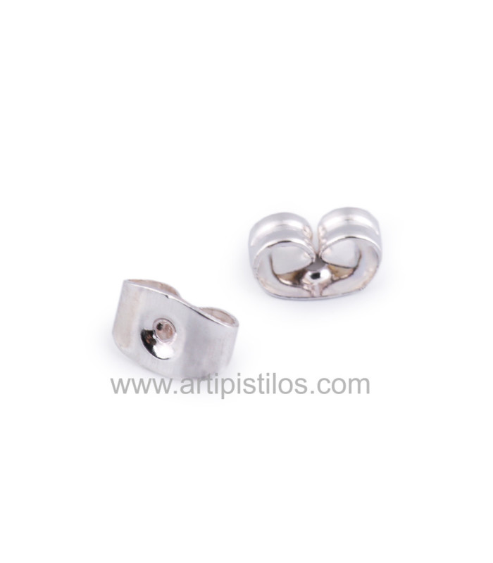 Metal nuts for earrings/Pack 10 pcs.