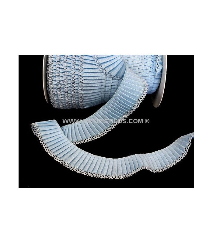 PUNTILLA PLISADA 3 CMS.