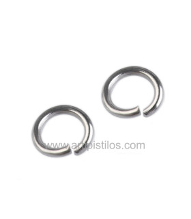Anillas De Acero Inoxidable/packs 10 Uds. - abalorios - abalorios - abalorios - abalorios - abalorios - abalorios - abalorios - abalorios - alambre - 