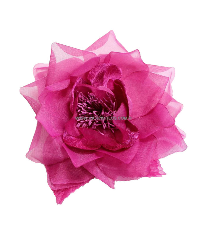 BROCHE FLOR DE ORGANZA "LUCCA"