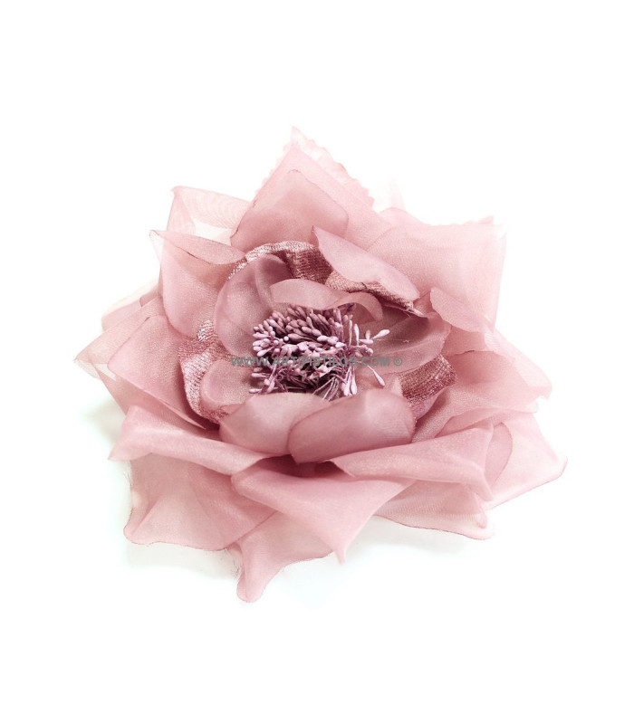 BROCHE FLOR DE ORGANZA "LUCCA"