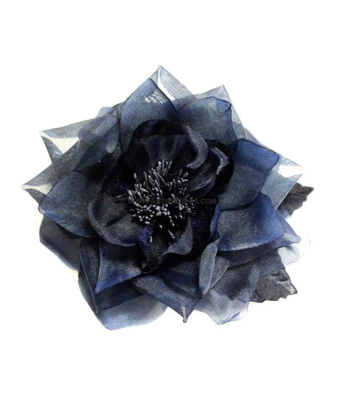 BROCHE FLOR DE ORGANZA "LUCCA"
