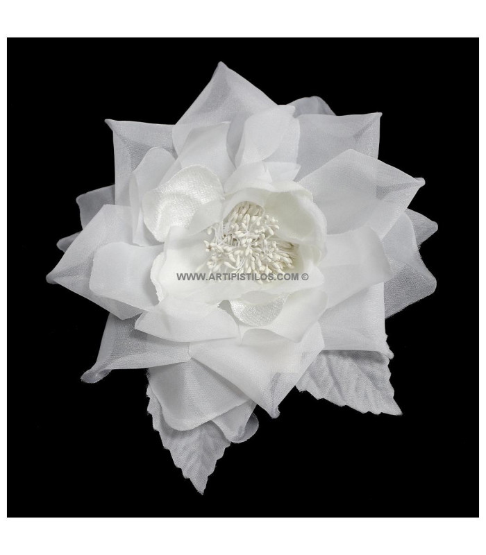 BROCHE FLOR DE ORGANZA "LUCCA"
