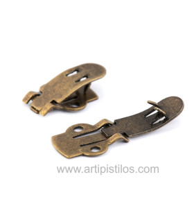 Clip De Metal Para Adornos Vintage Dorado - accesorios