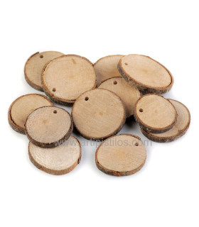 Medallón De Madera Natural Natural