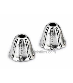 Abalorio Conector Para Joyería Platino - abalorios