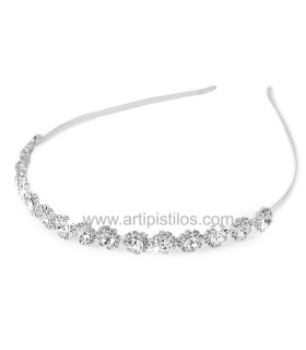 Diadema de piedras de strass